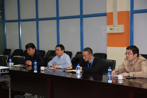 万名干手下下层烟台市国企一队到银河集团官网软件公司调研座谈